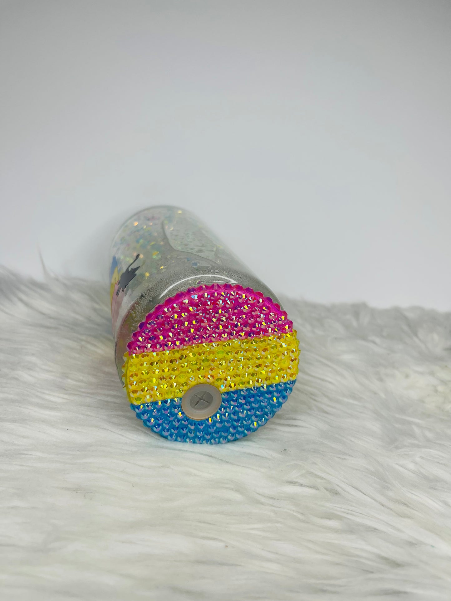 Pansexual Snow Globe Glass Cup